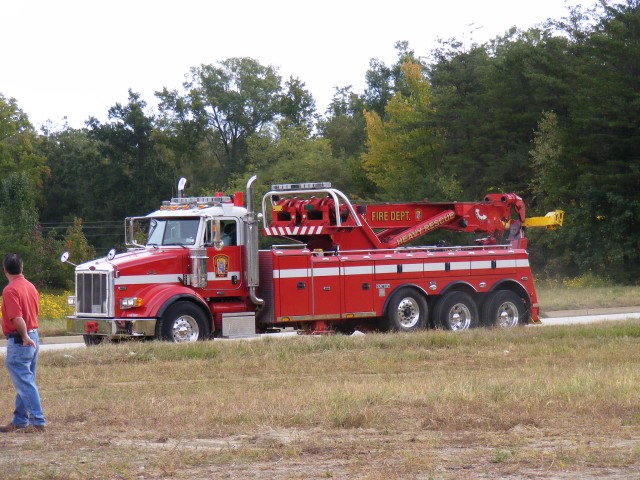 DCFD brought their crane down for show and tell